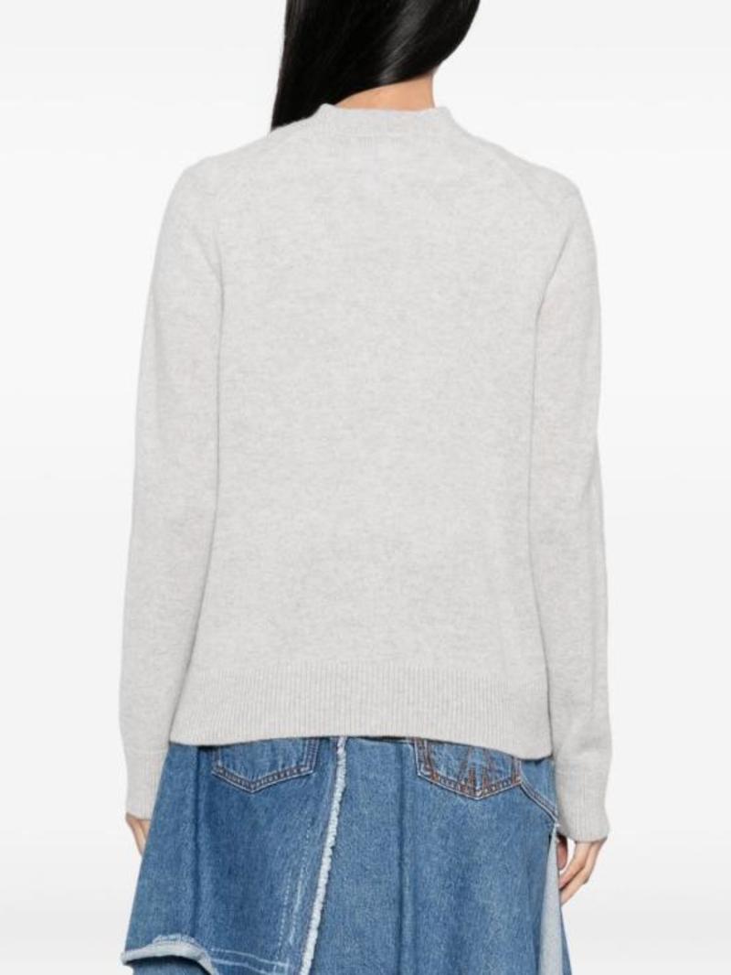 Maison Kitsun Cardigan - Light Grey Melange