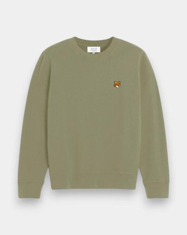 Maison Kitsun PM00303KM0340P131 Tunic Top - Laurel Green