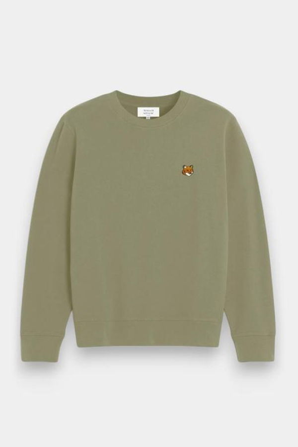 Maison Kitsuné PM00303KM0340P131 Tunic Top - Laurel Green