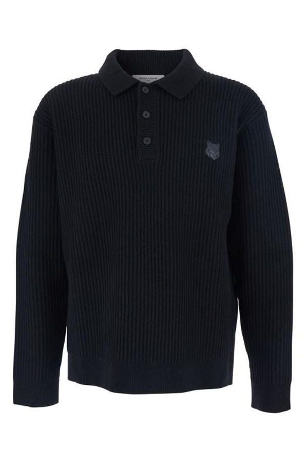 Maison Kitsuné Tunic Top - Black