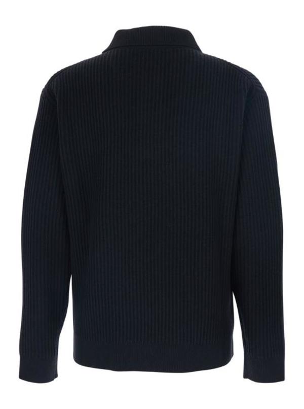 Maison Kitsun Tunic Top - Black