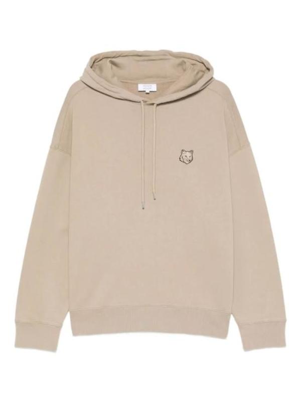 Maison Kitsun Hoodie - Concrete Beige