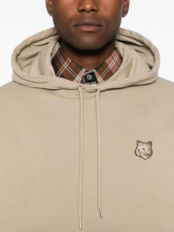 Maison Kitsun Hoodie - Concrete Beige