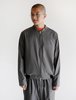 Leon Bara Vent Bomber Graph Wool Jacket - Grey - Thumbnail 3
