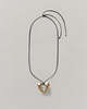 Annika Inez Large Open Heart Pendant - Gold - Thumbnail 1