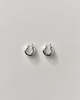 Annika Inez Small Ample Hinge Earrings - Sterling Silver - Thumbnail 2
