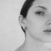 Annika Inez Small Ample Hinge Earrings - Sterling Silver - Thumbnail 3