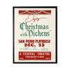 Antique Curiosities Vintage Christmas With Dickens Show Poster Framed Print - Thumbnail 1