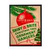 Antique Curiosities Vintage Shiny Brite Christmas Poster Wall Art - Thumbnail 1