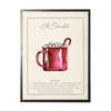 Antique Curiosities Watercolor Hot Chocolate Recipe Print - Thumbnail 1