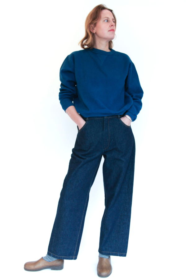 Cordera Denim Straight Pants