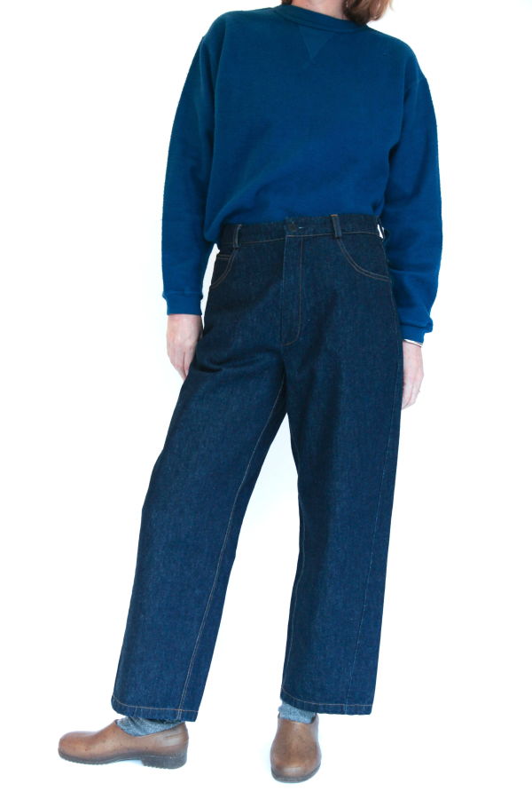 Cordera Denim Straight Pants
