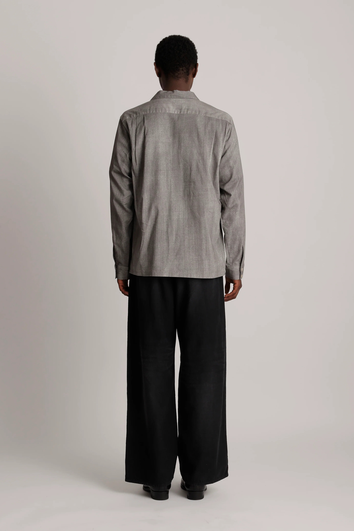 Taiga Takahashi Lot 108. 50S Italian Collar Shirt Hand Drawn Sumi Shirt - Image 3 of 7