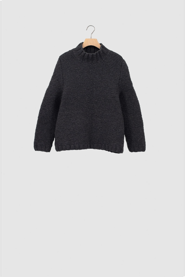 Julia Jentzsch Wanda Hand-knit Cashmere Sweater - Charcoal
