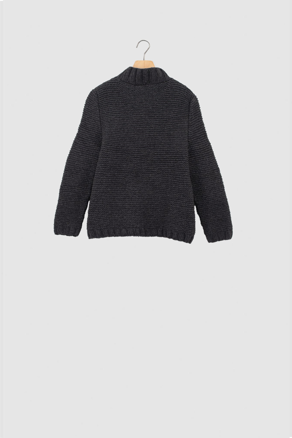 Julia Jentzsch Wanda Hand-knit Cashmere Sweater - Charcoal