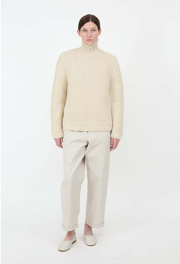Julia Jentzsch Wanda Hand-knit Cashmere Sweater - Ivory