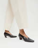 Loeffler Randall Neive Crocodile Leather Low Pump - Ebony - Thumbnail 2