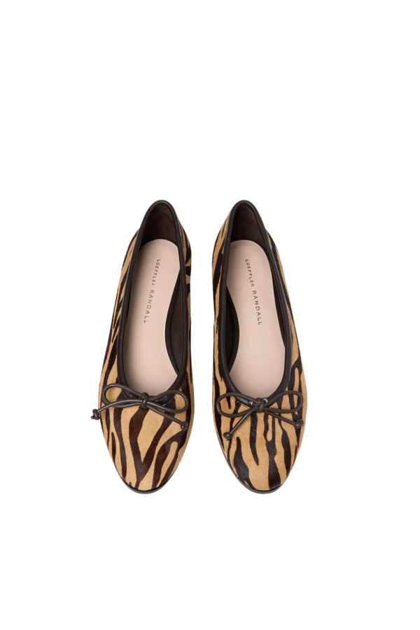 Loeffler Randall Noelle Ballet Flat - Zebra