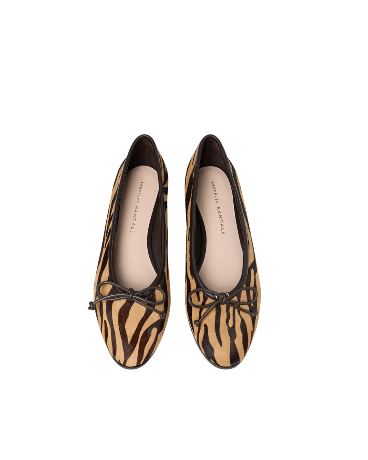 Loeffler Randall Noelle Ballet Flat - Zebra - Image 1 of 4