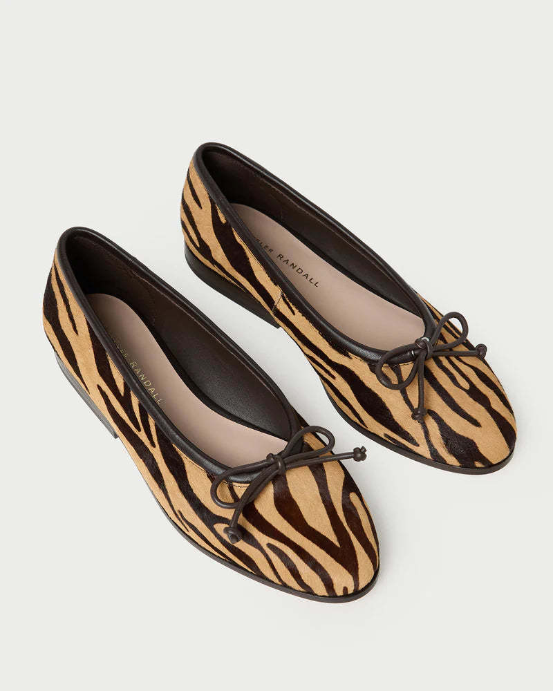 Loeffler Randall Noelle Ballet Flat - Zebra