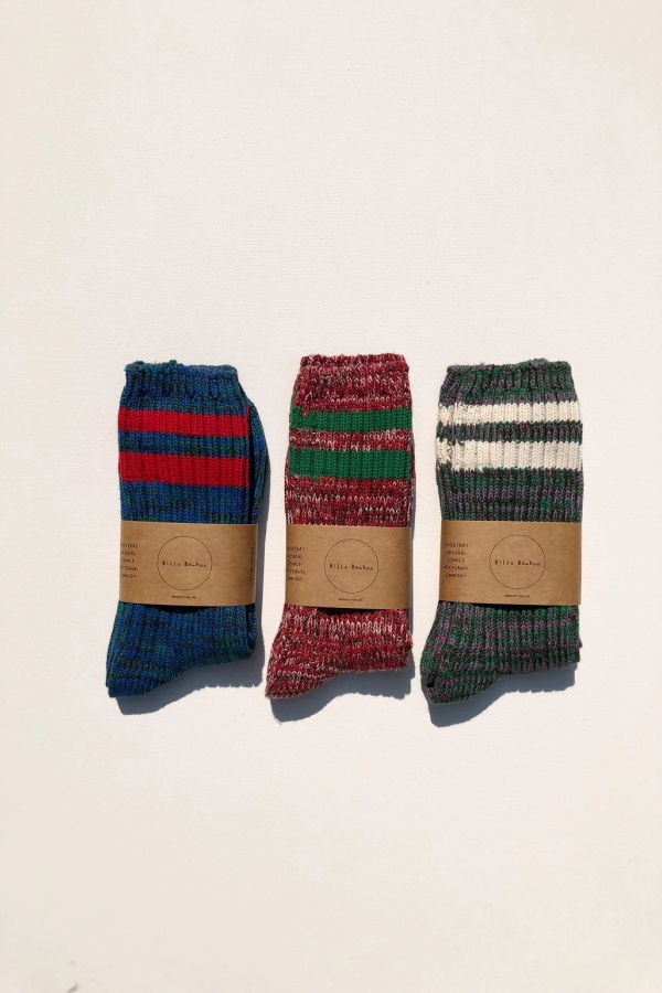 Billy Bamboo Ribbed Campus Socks