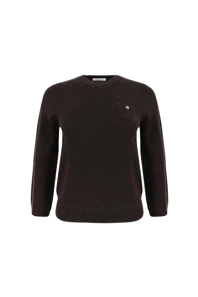 Sandy Liang Bisky Sweater - Brown