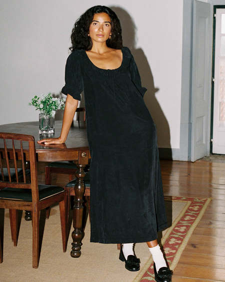 トップス Baserange clavo dress XS Baserange Navy Clavo Midi Dress Baserange