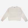 Gigi Knitwear Cable Cotton Crewneck Sweater - Thumbnail 1