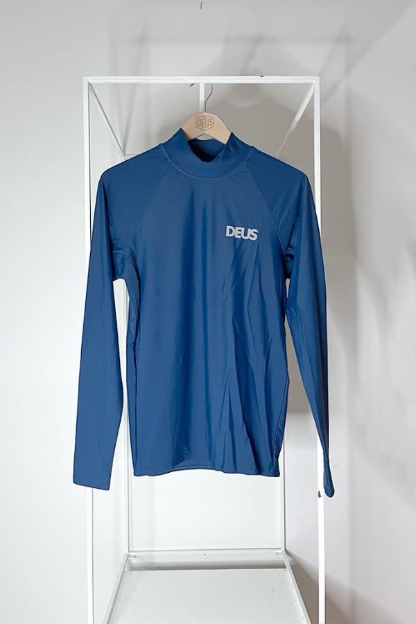 Deus Ex Machina Snake Rash Top - Legion Blue