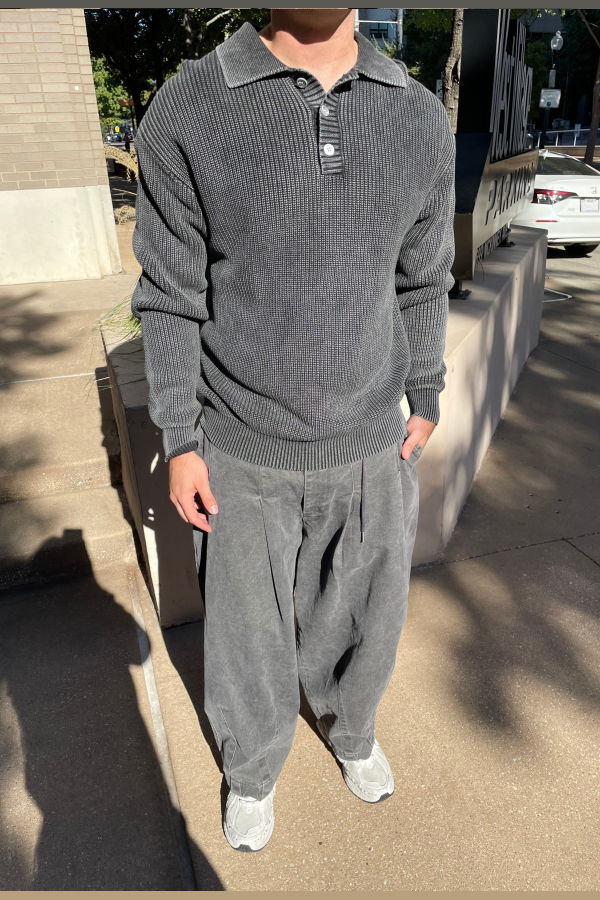 The NKC Store Acid Wash Denim Pants