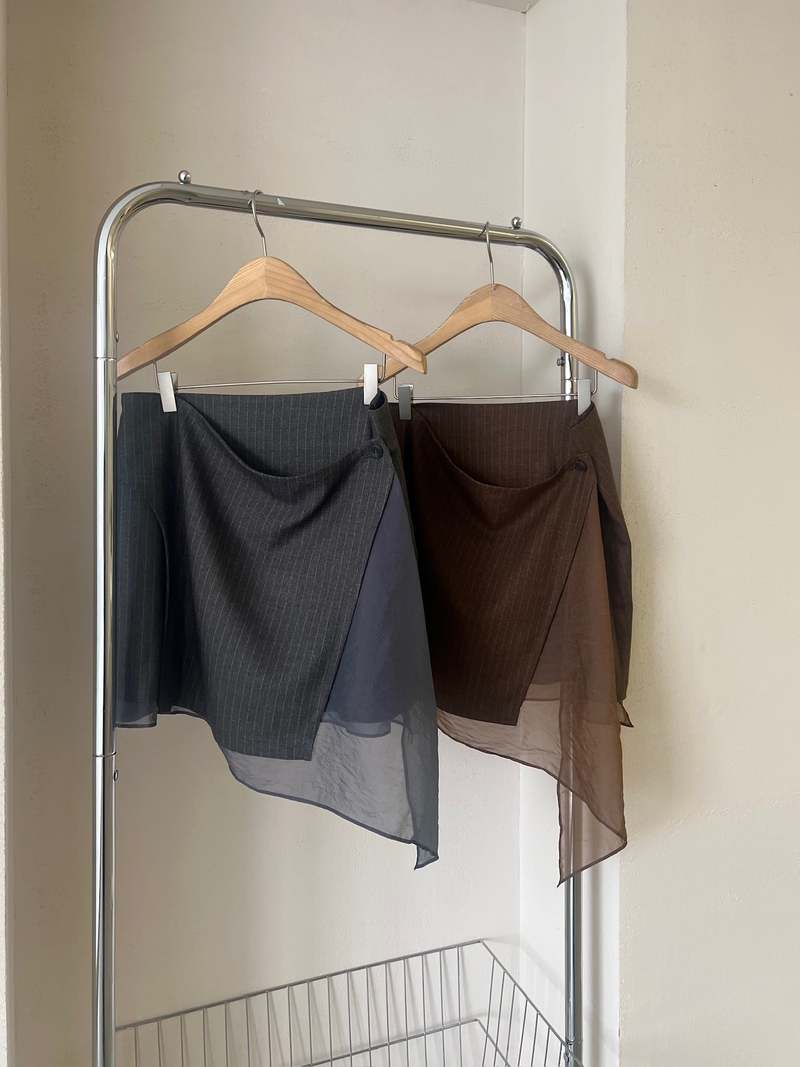 The NKC Store Madison Stripe Skirt