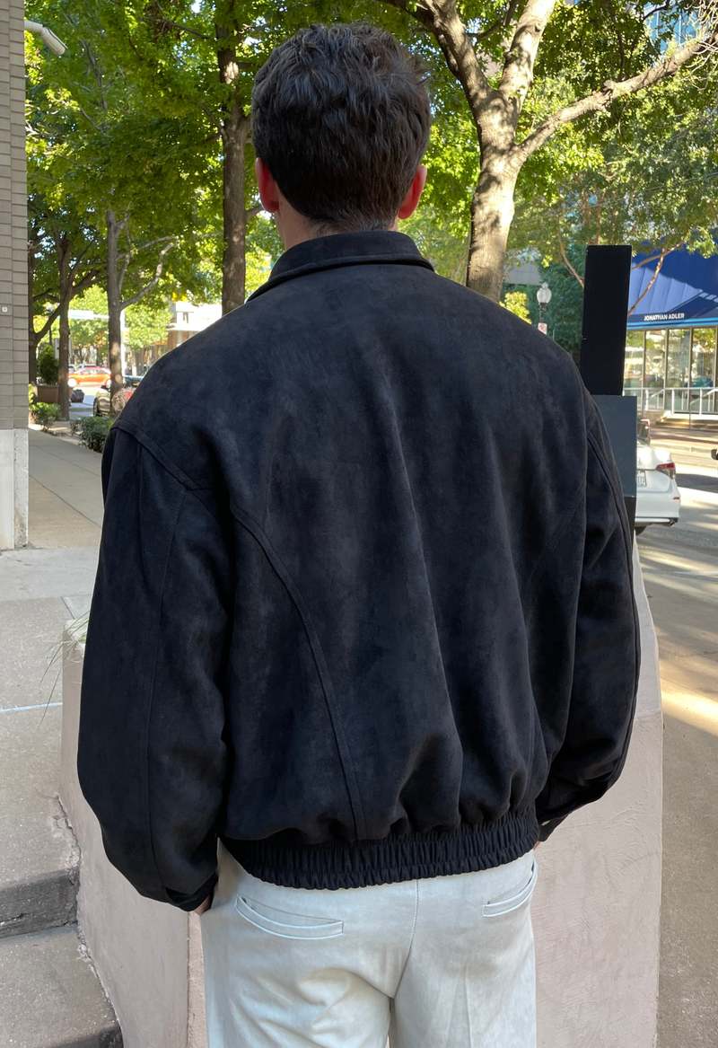 The NKC Store Suede Bomber Jacket
