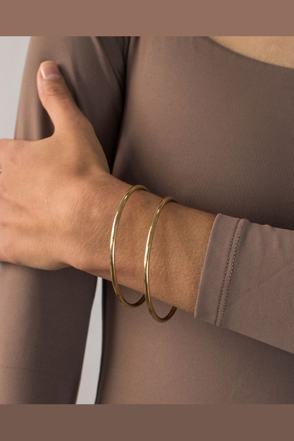 Jenny Bird Dane Bangle Set of Two L