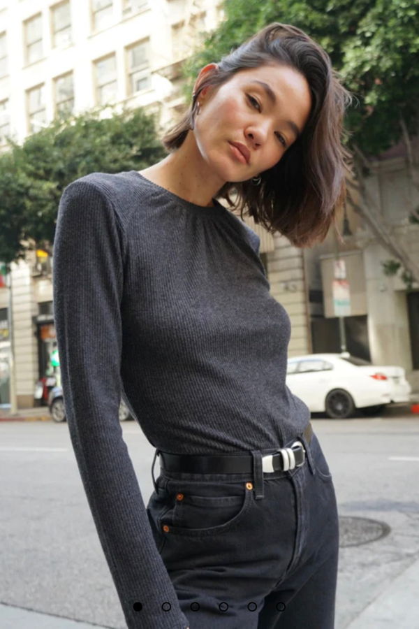 Nation Ltd. Alejandra Long Sleeve Top