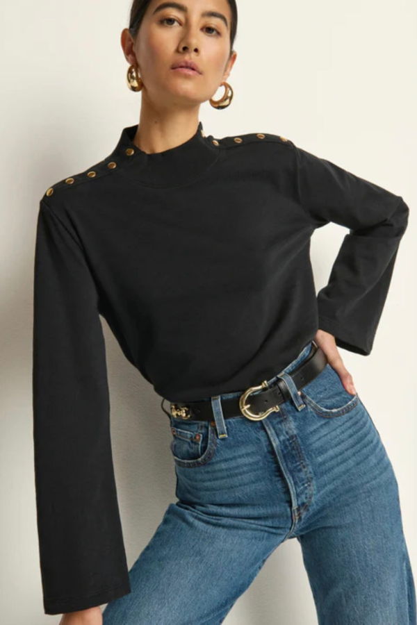 Nation Ltd. Neda Long Sleeve Top