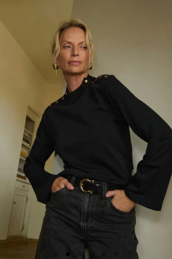 Nation Ltd. Neda Long Sleeve Top