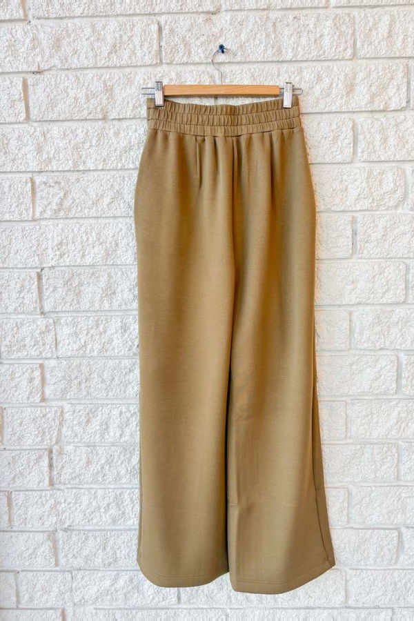 Varley The Extra Wide Leg Pant 29.5" - Military Olive