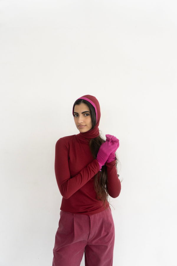 Rightful Owner Merino Balaclava in Two Tone