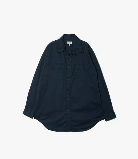 トップス Engineered Garments Work Shirt XS 2024AW Engineered Garments Work Shirt - Indigo Cotton Chambray | Garmentory