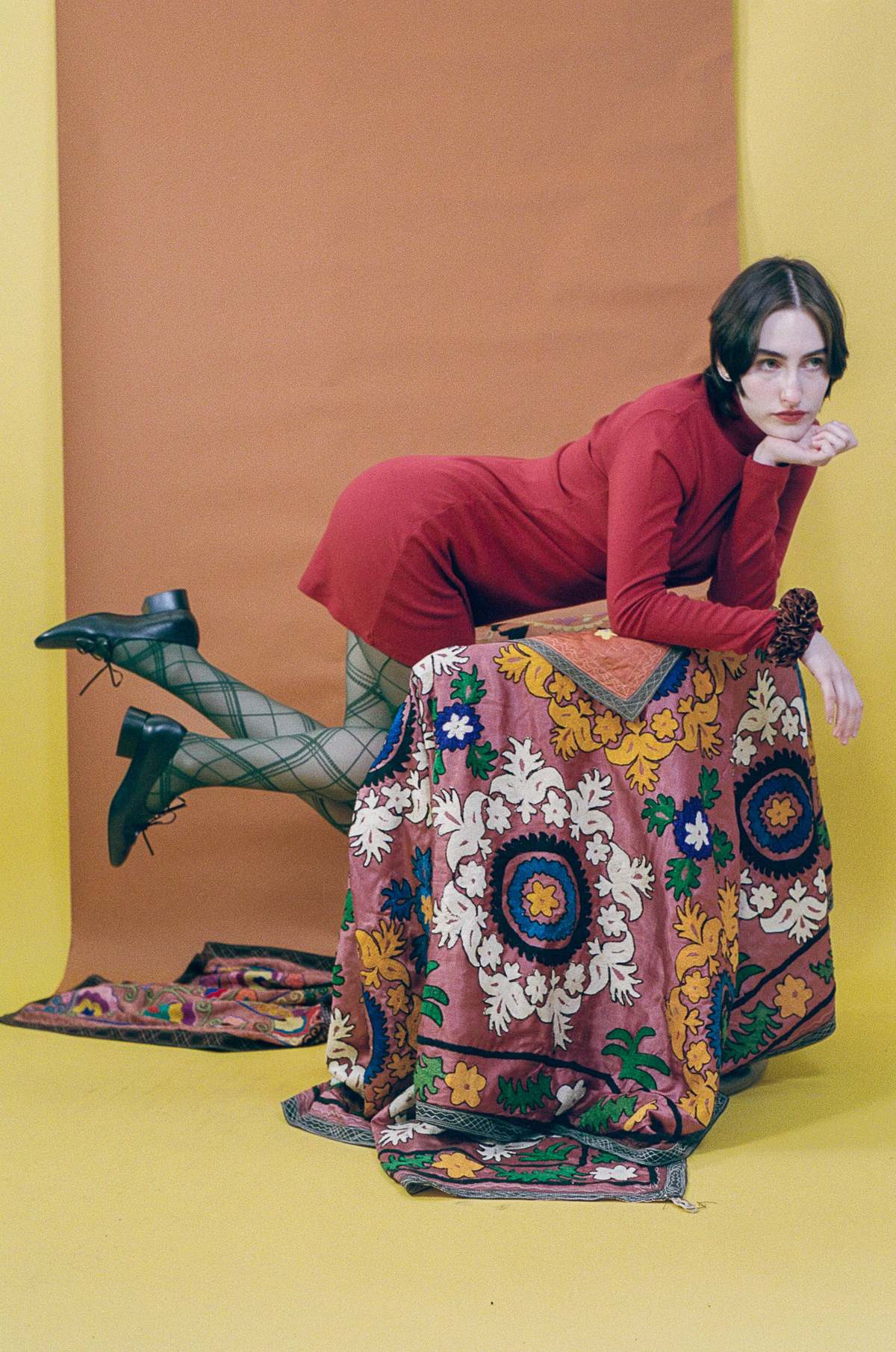 Gil Rodriguez Long Sleeve Turtleneck Bellevue Dress - Image 3 of 7