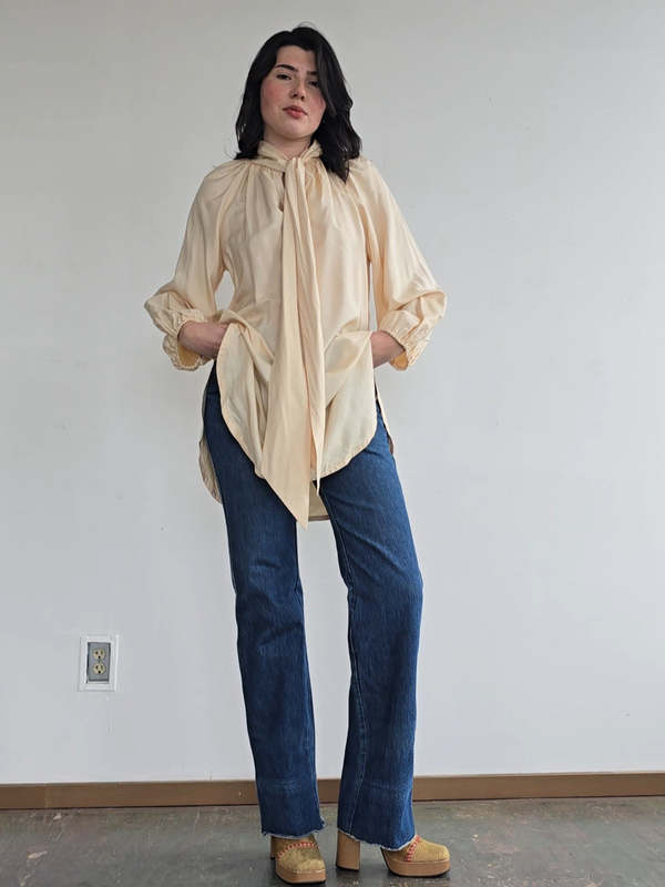 Anthony Muto Luxe Pure Silk Blouse