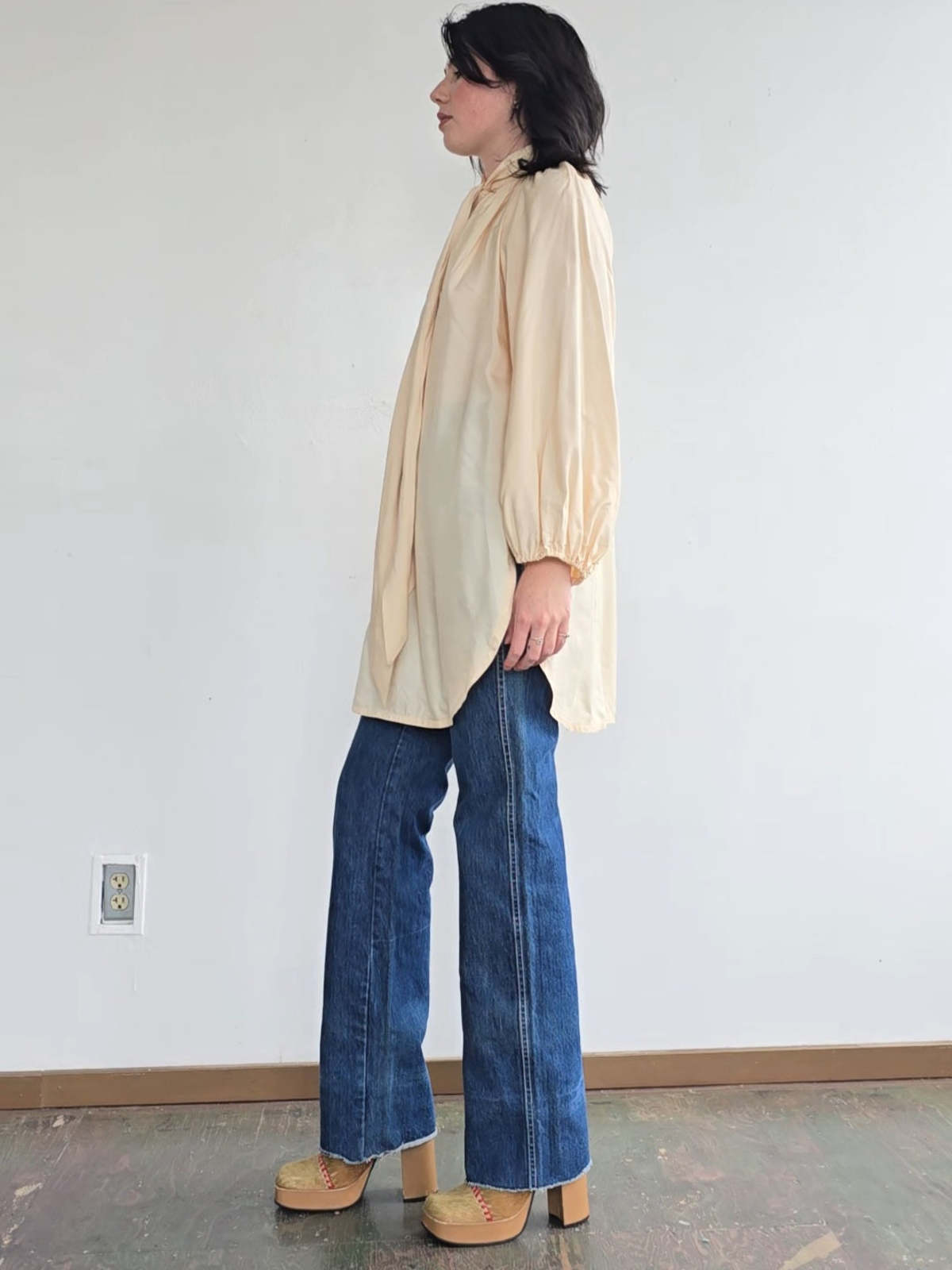 Anthony Muto Luxe Pure Silk Blouse - Image 7 of 8