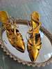 Shiaparelli Art Deco Golden Heels - Thumbnail 2
