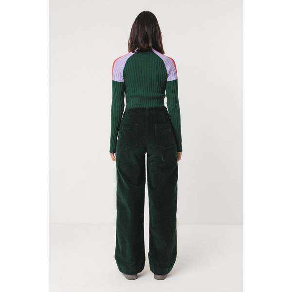 SKFK Dark Green Corduroy Pants