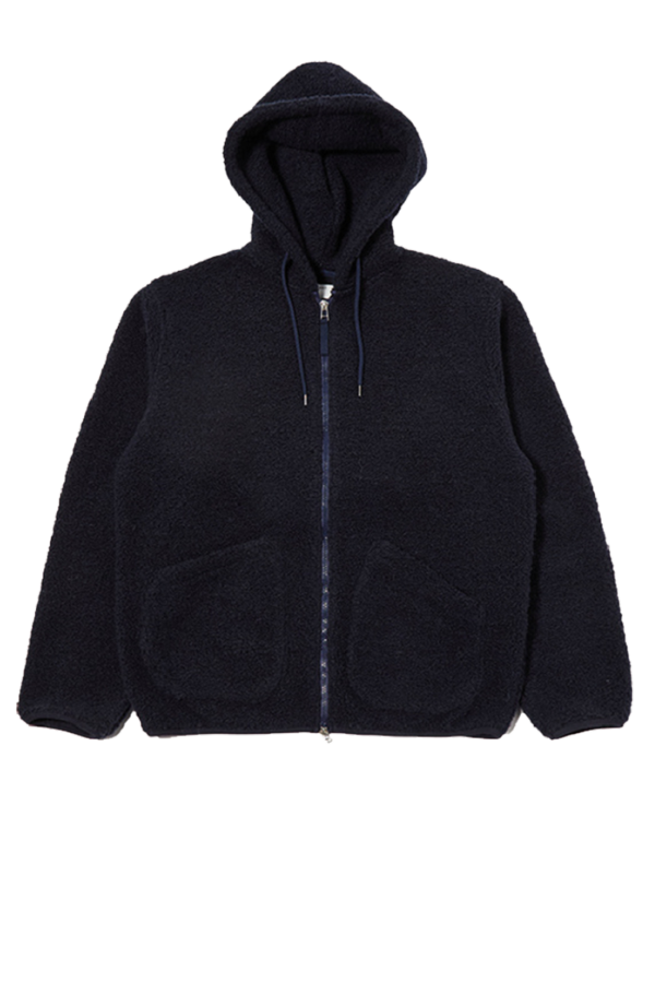 Universal Works Travel Hoodie Alvar Fleece Hoodie
