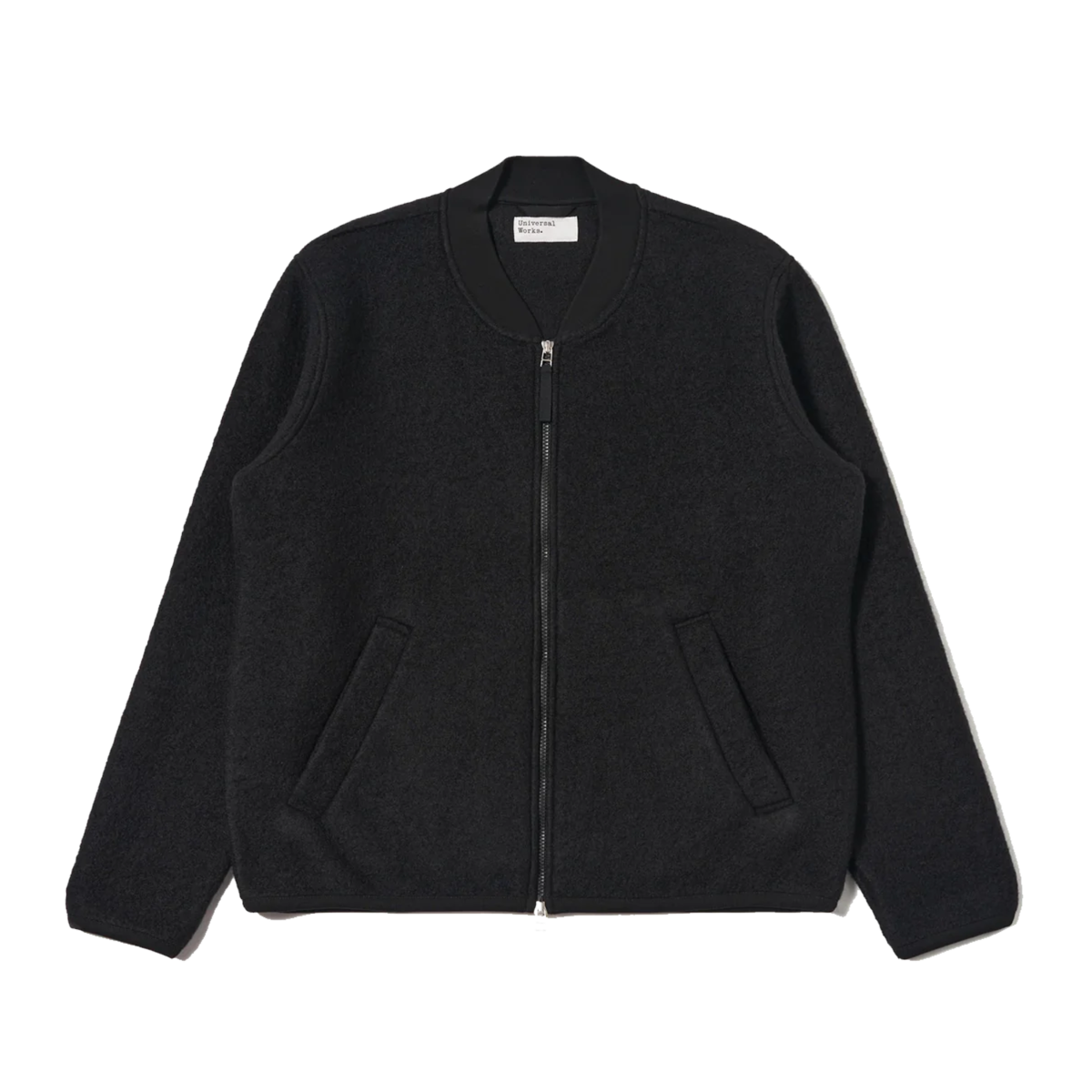Universal Works Zip Bomber Wool Fleece Jacket - Image 1 of 3