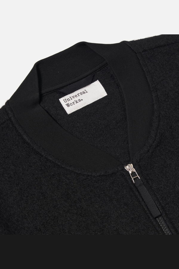 Universal Works Zip Bomber Wool Fleece Jacket