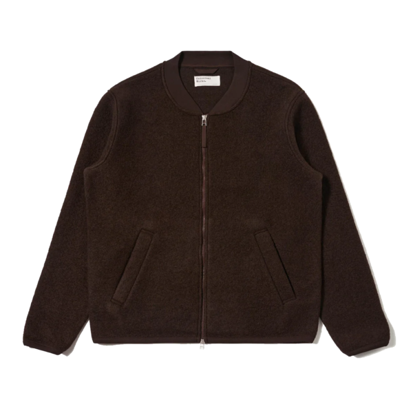 Universal Works Zip Bomber Wool Fleece Jacket