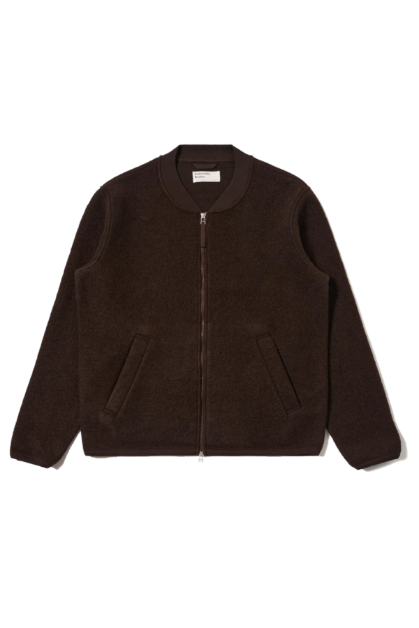 Universal Works Zip Bomber Wool Fleece Jacket