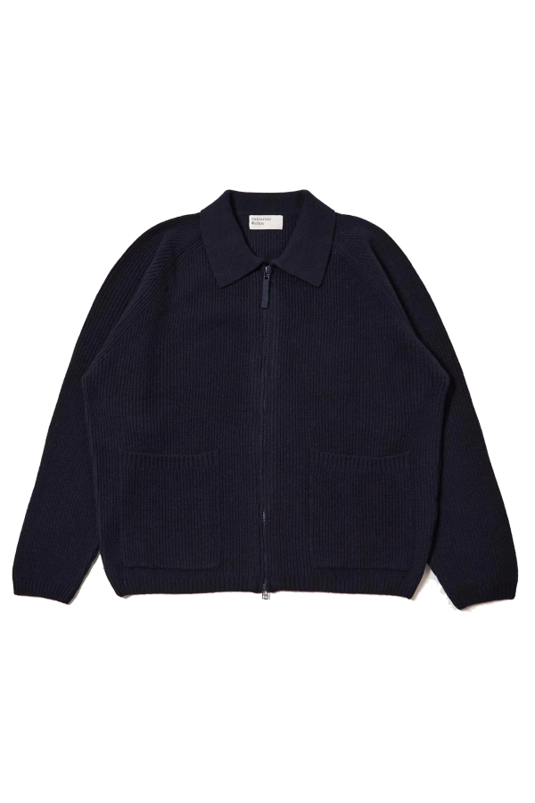 Universal Works Zip Cardigan Ecowool